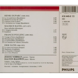 Chemins de l'amour et autres mélodies françaises..