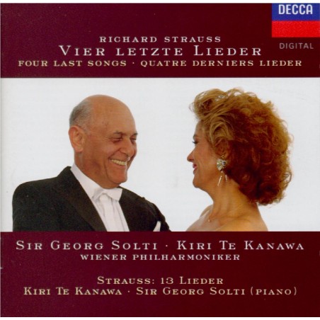 STRAUSS - Te Kanawa - Vier letzte Lieder (Quatre derniers lieder), pour..