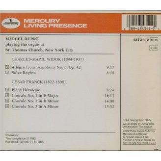 Marcel Dupre The Organ at St Thomas Church NYC..