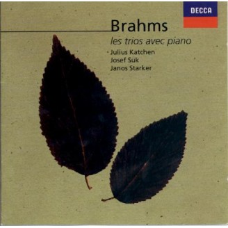 BRAHMS - Katchen - Trio avec piano n°1 en si majeur op.8..