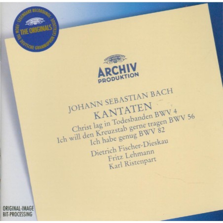 BACH - Ristenpart - Ich will den Kreuzstab gerne tragen, cantate pour so..