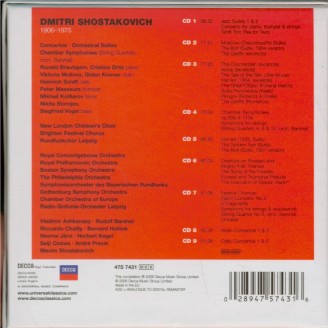 CHOSTAKOVITCH - Brautigam - Suite pour orchestre de jazz n°1 op.38b..