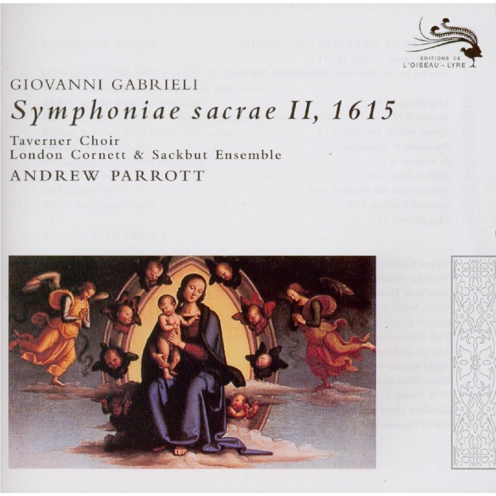 GABRIELI - Parrott - Symphoniae sacrae II..
