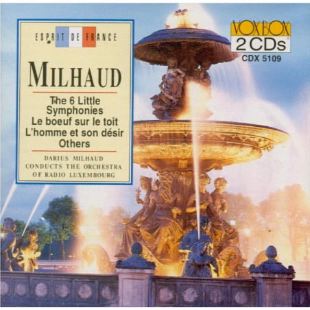 MILHAUD - Milhaud - Petites Symphonies (6)..