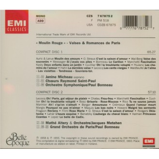 Moulin rouge (Valses et romances de Paris)..