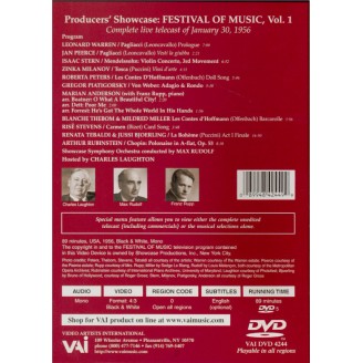 Festival of Music vol.1 Complete live telecast of January 30, 1956..