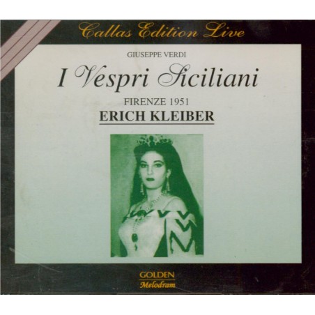VERDI - Kleiber - I vespri siciliani, opéra en cinq actes (version 1855 Live Firenze, 1951..