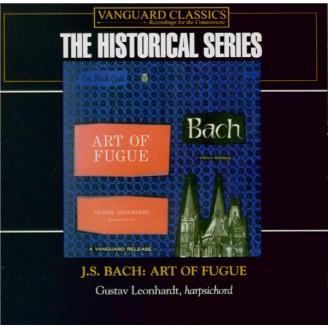 BACH - Leonhardt - L'art de la fugue (Die Kunst der Fuge), pour clavier..