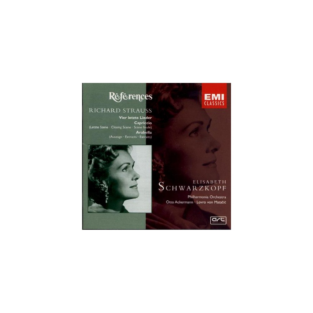 STRAUSS - Schwarzkopf - Vier letzte Lieder (Quatre derniers lieder), pou..