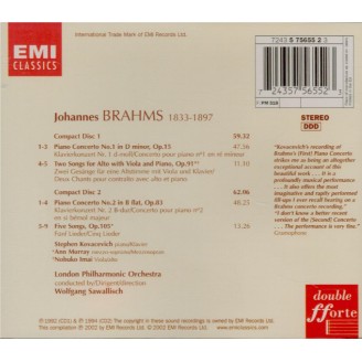 BRAHMS - Sawallisch - Concerto pour piano et orchestre n°1 en ré mineur..