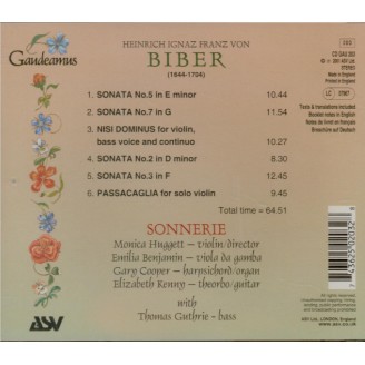 BIBER - Sonnerie - Sonates..