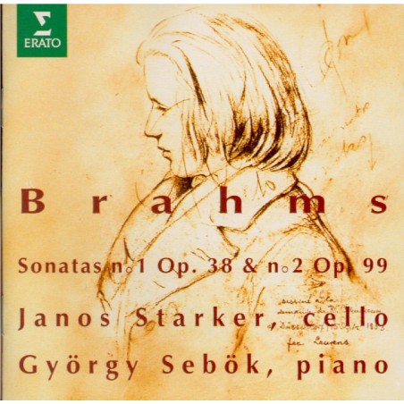 BRAHMS - Starker - Sonate pour violoncelle et piano n°1 en mi mineur op..