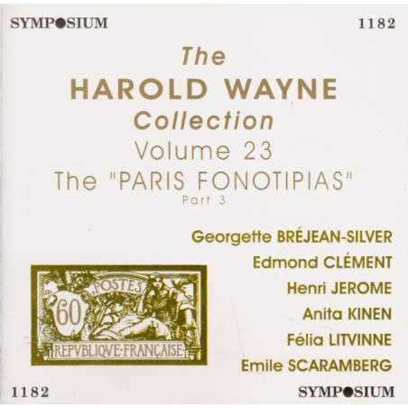 Harold Wayne Collection Vol.23 :The 'Paris Fonotipias' Part 3..
