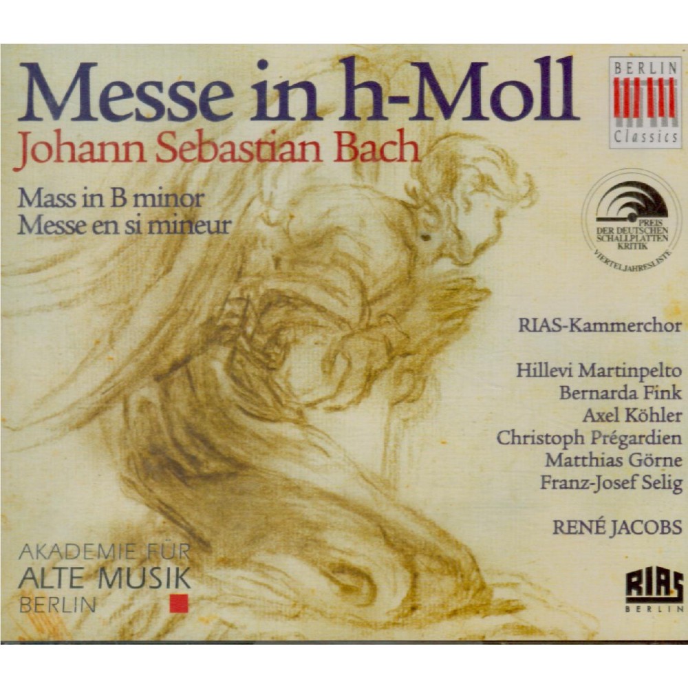 BACH - Jacobs - Messe en si mineur, pour solistes, chur et orchestre BW..
