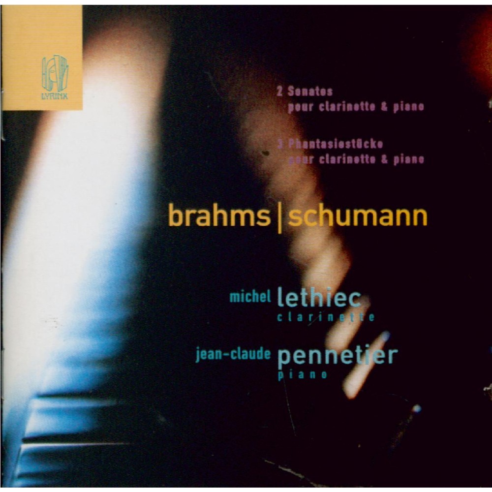 BRAHMS - Lethiec - Sonate pour clarinette et piano n°1 en fa mineur op.1..