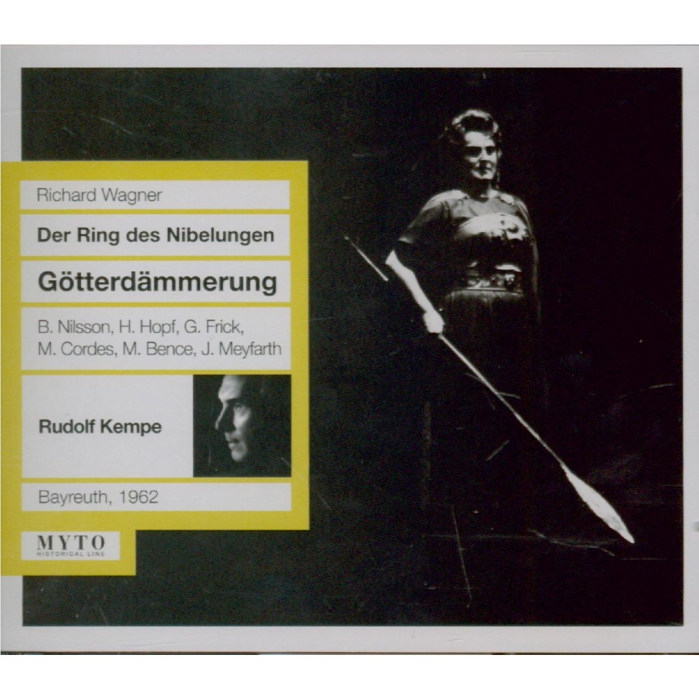 WAGNER - Kempe - Götterdämmerung (Le crépuscule des dieux) WWV.86d Live Bayreuth, 1 - 8 - 1962..