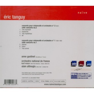 TANGUY - Gastinel - Concerto pour violoncelle n°1..