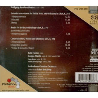 MOZART - Fischer - Sinfonia concertante pour violon, alto et orchestre e..