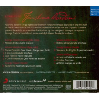 A Tribute to Faustina Bordoni..