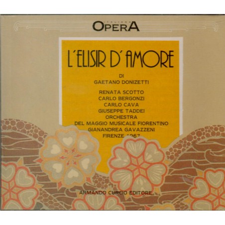 DONIZETTI - Gavazzeni - L'elisir d'amore (L'elixir d'amour) Live Firenze 1967..