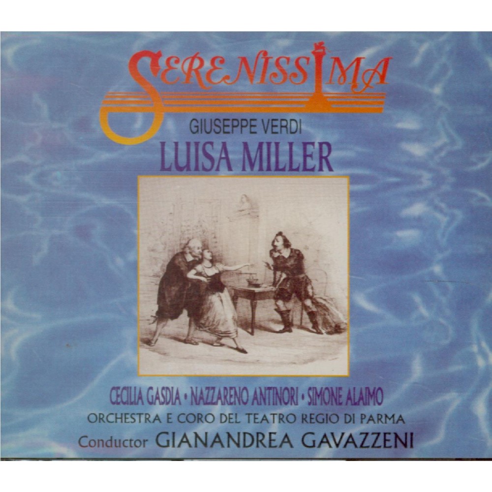 VERDI - Gavazzeni - Luisa Miller, opéra en trois actes (live Parma 1981) live Parma 1981..