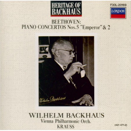 BEETHOVEN - Backhaus - Concerto pour piano n°5 en mi bémol majeur op.73 Import Japon..