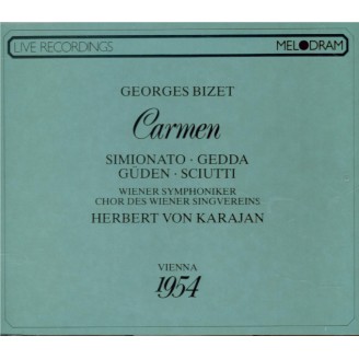 BIZET - Karajan - Carmen, opéra comique WD.31 (Live Wien, 8 - 10 - 1954) Live Wien, 8 - 10 - 1954..