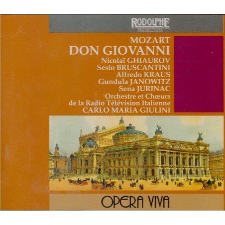 MOZART - Giulini - Don Giovanni (Don Juan), dramma giocoso en deux actes live RAI Roma, 12 - 5 - 1970..
