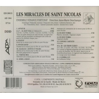 Les miracles de St Nicolas (XIIème siècle)..