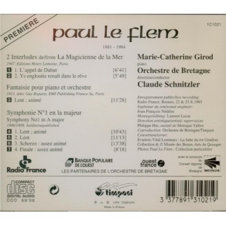 LE FLEM - Schnitzler - La magicienne de la mer, interludes..