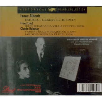 ALBENIZ - Arrau - Iberia : Livre I..