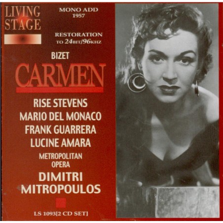 BIZET - Mitropoulos - Carmen, opéra comique WD.31 (live MET 12 - 01 - 1957) live MET 12 - 01 - 1957..