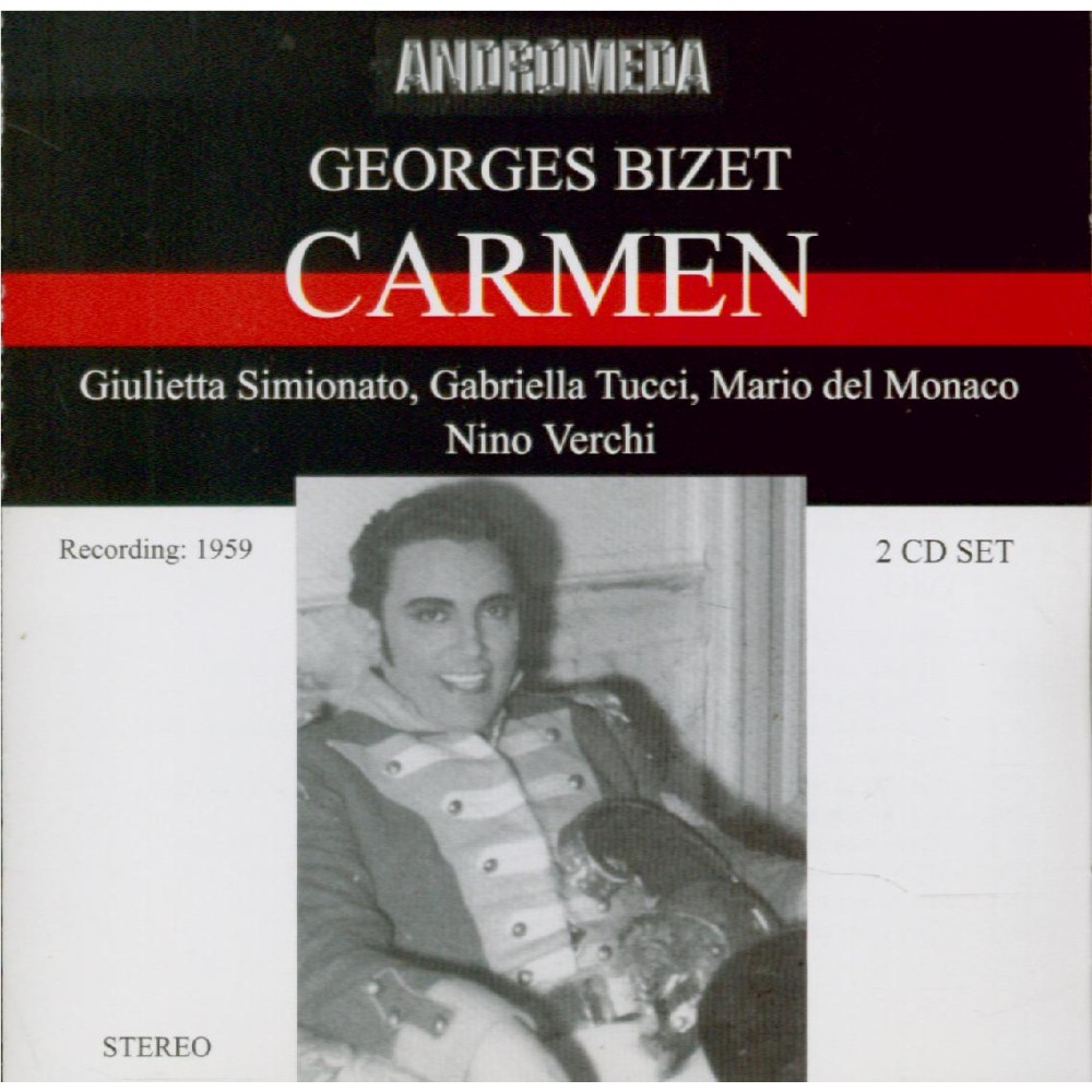 BIZET - Verchi - Carmen, opéra comique WD.31 Live Tokyo 19 - 02 - 1959, chanté en italien..
