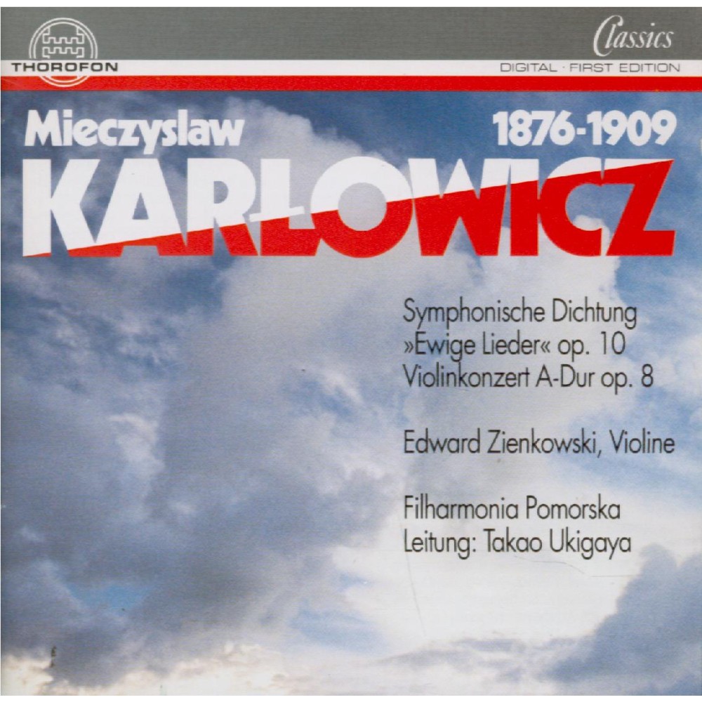 KARLOWICZ - Ukigaya - Concerto pour violon op.8..