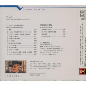 GRIEG - Barbirolli - Peer Gynt : musique de scène (Import Japon) Import Japon..