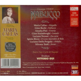 VERDI - Gui - Nabucco, opéra en quatre actes..