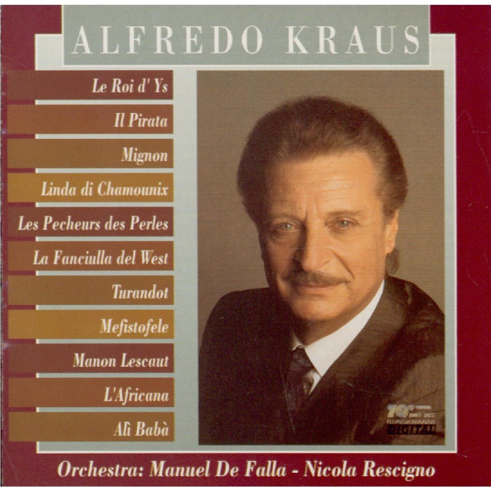 Airs (Roi d'Ys - Mignon - Pêcheurs de perles... )..