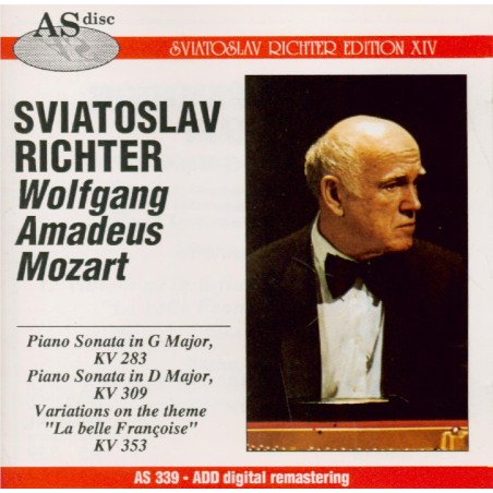 MOZART - Richter - Sonate pour piano n°5 en sol majeur K.283 (K6.189h) live Aldeburgh 1966 & Praga 1968..