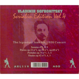 SCRIABINE - Sofronitsky - Poème op.32 n°1 (Vol.14) Vol.14..