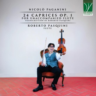 PAGANINI - Pasquini - Vingt-quatre caprices pour violon op.1 MS.25 Transcriptions pour la flûte par R. Pasquini