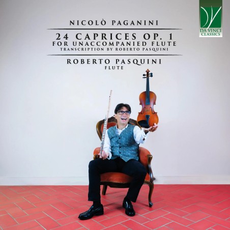PAGANINI - Pasquini - Vingt-quatre caprices pour violon op.1 MS.25 Transcriptions pour la flûte par R. Pasquini