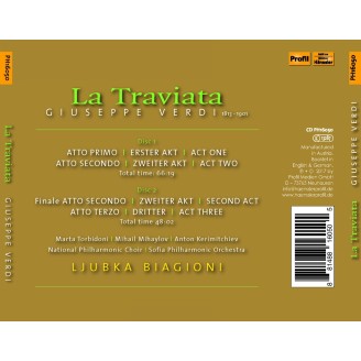VERDI - Biagioni zu Gut - La traviata, opéra en trois actes