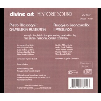 MASCAGNI - Buesst - Cavalleria rusticana (sung in english) sung in english