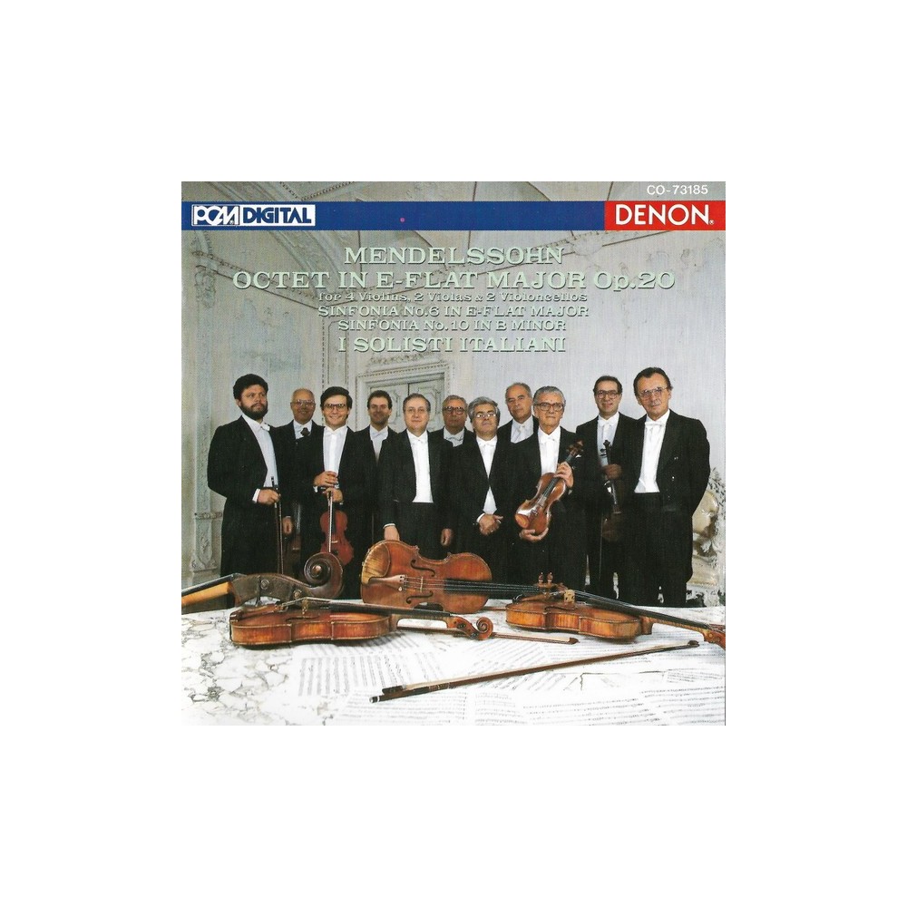 MENDELSSOHN-BARTHOLDY - I Solisti Itali - Octuor pour cordes en mi bémol import Japon
