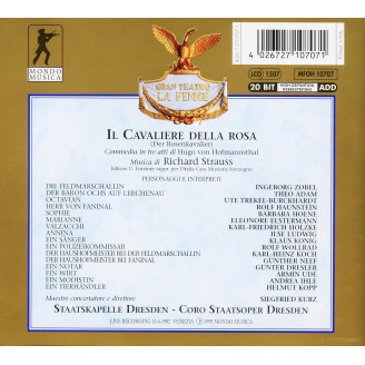 STRAUSS - Kurz - Der Rosenkavalier (Le chevalier à la rose), opéra op.59 live Venezia, 15 - 6 - 1982..