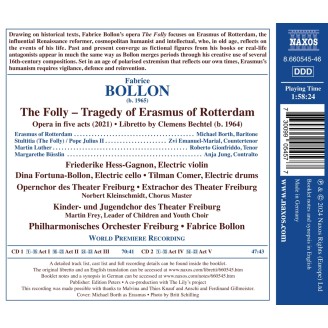 BOLLON - Bollon - The Folly - Tragedy of Erasmus of Rotterdam..