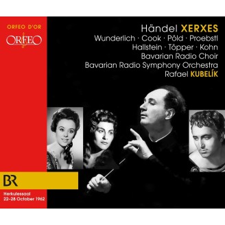 HAENDEL - Kubelik - Serse, opéra en 3 actes HWV.40 (aussi 'Xerxes') chanté en allemand..