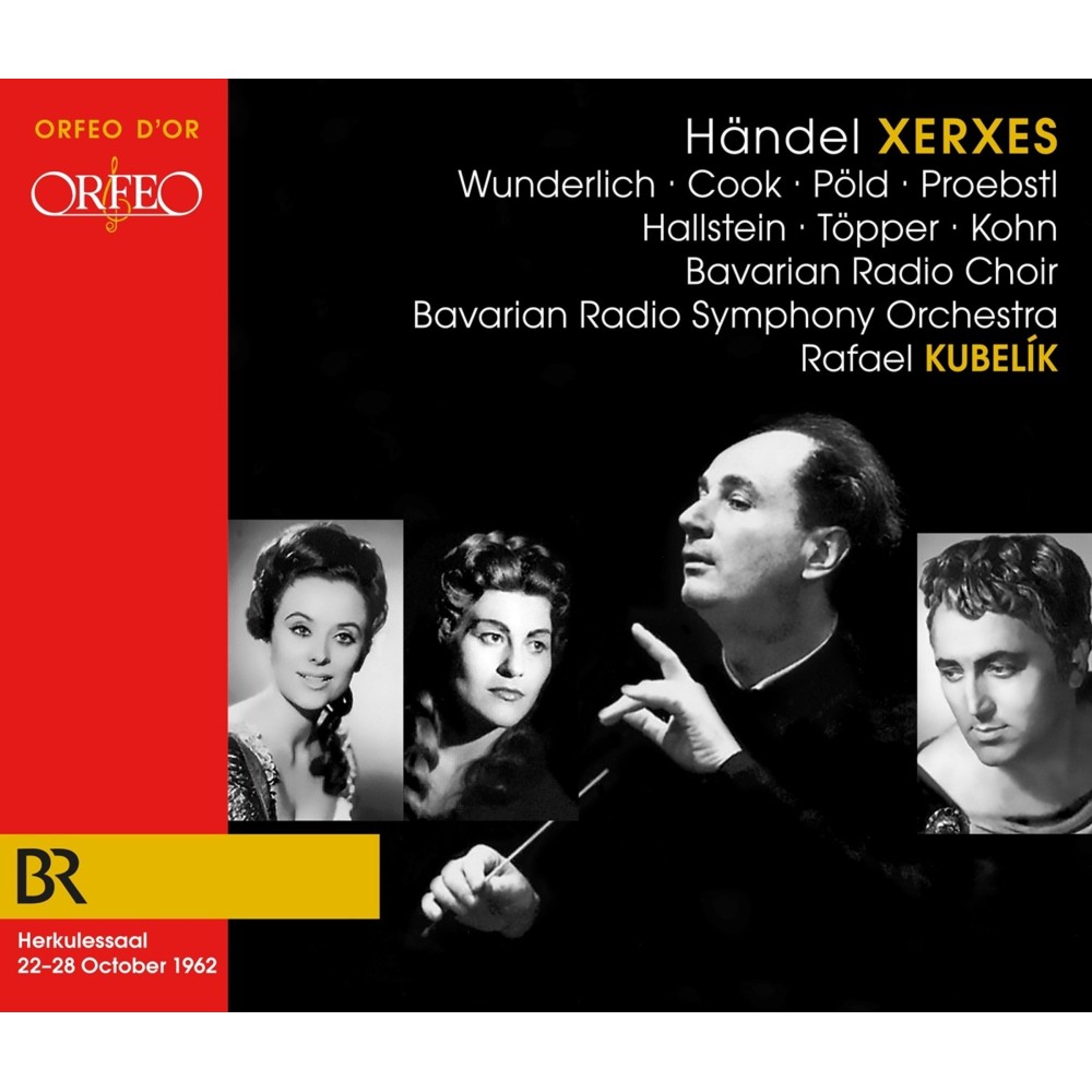 HAENDEL - Kubelik - Serse, opéra en 3 actes HWV.40 (aussi 'Xerxes') chanté en allemand..