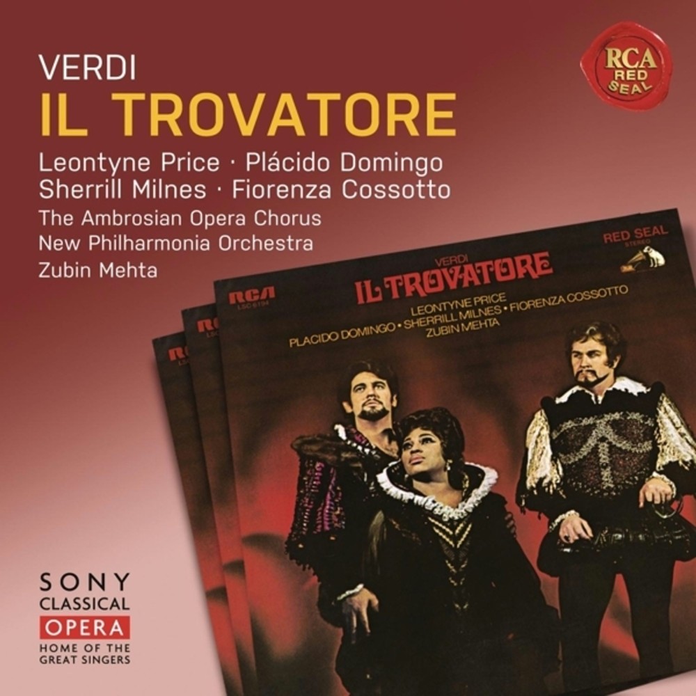VERDI - Mehta - Il trovatore, opéra en quatre actes (version originale 1..