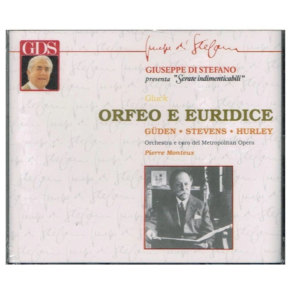 GLUCK - Monteux - Orfeo ed Euridice (version italienne) Live, MET 9 - 4 - 1955..
